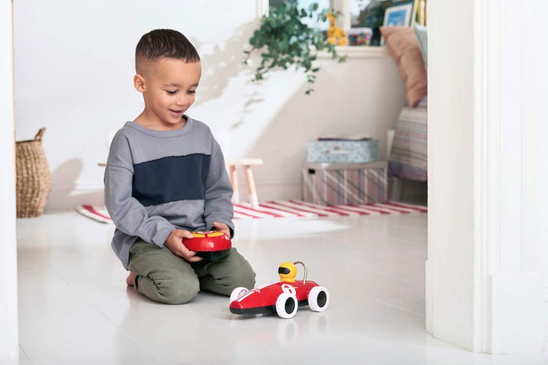 Brio سيارة سباق تحكم عن بعد BRIO 30388 - لعبة سباق تفاعلية للأطفال الصغار | تصميم مناسب للعمر | بلاستيك مقاوم للصدمات | تطوير المهارات | ضمان السلامة - Image 2